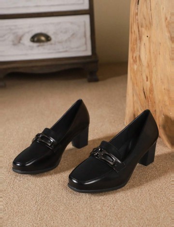 Pantofi cu toc Shein, negru