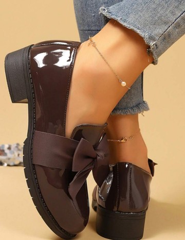 Pantofi Shein, maro