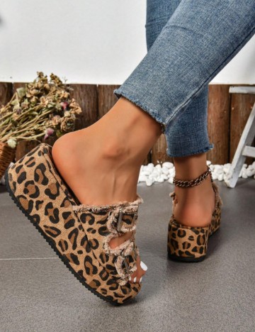 Saboți Shein, mix culori