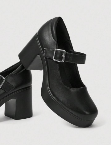 Pantofi cu toc Shein, negru