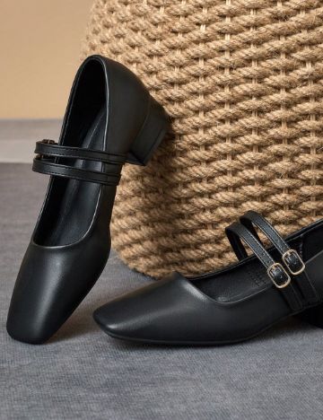 Pantofi cu toc Shein, negru