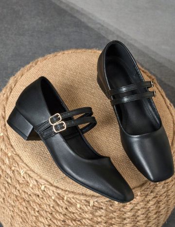 Pantofi cu toc Shein, negru