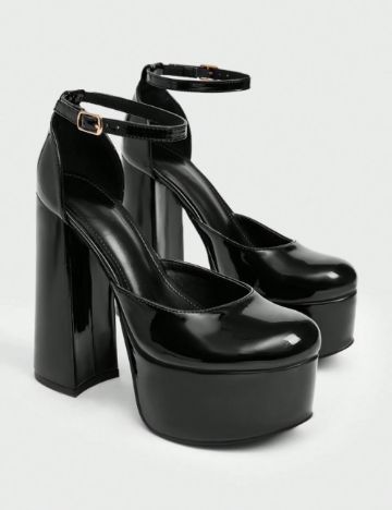 Pantofi cu toc Shein, negru