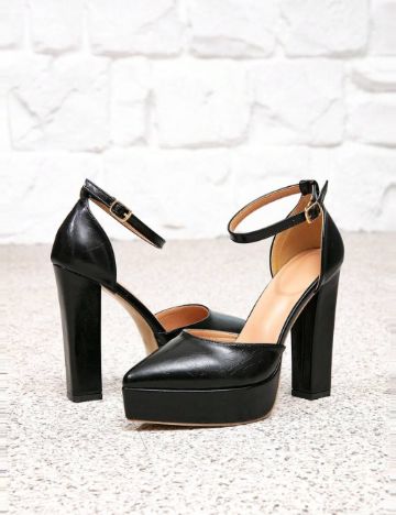 Pantofi cu toc Shein, negru