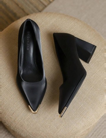 Pantofi cu toc Shein, negru