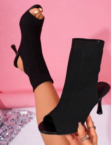 Sandale Cu Toc Shein, negru