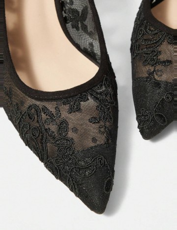 Pantofi cu toc Shein MOTF, negru