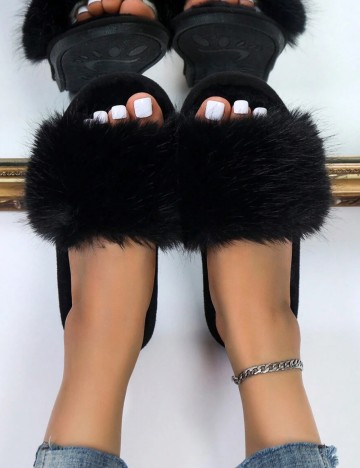 Papuci de casă Shein, negru