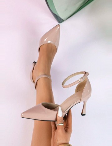 Pantofi cu toc Shein, bej