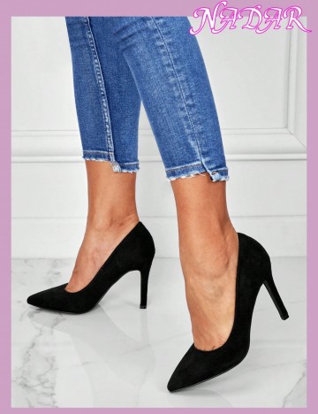 Pantofi cu toc Shein, negru