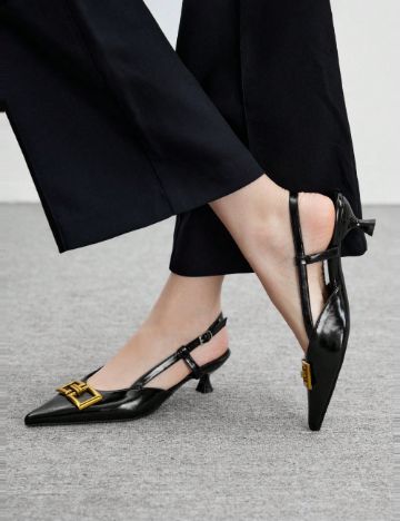 Pantofi cu toc Shein, mov