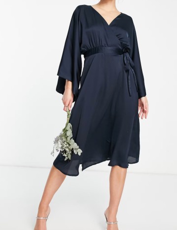 Rochie midi TFNC, bleumarin