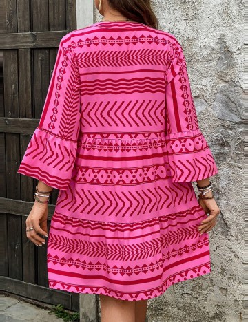 Rochie mini Shein Curve+, roz