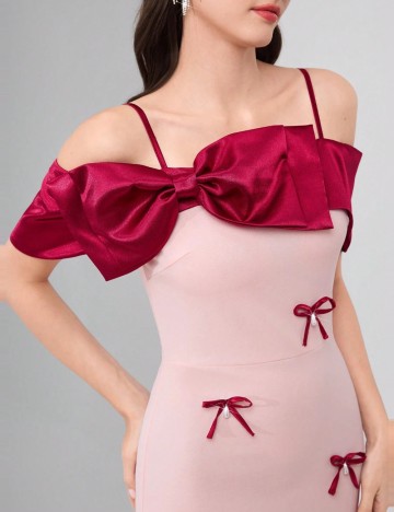 Rochie maxi Shein, roz