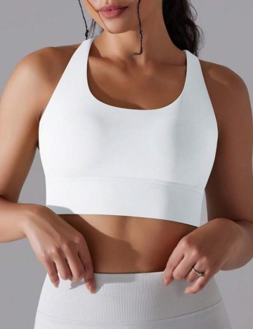 Bustieră Shein, alb