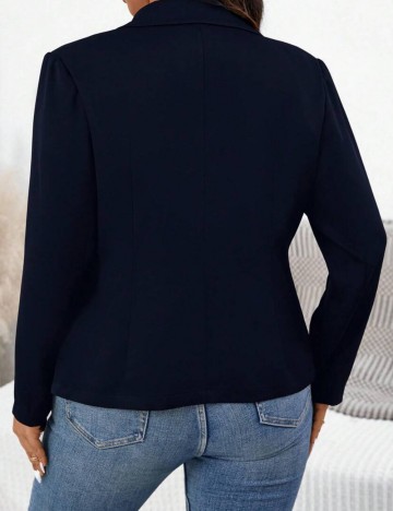 Sacou Shein Curve+, albastru