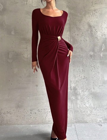 Rochie maxi Shein, vișiniu