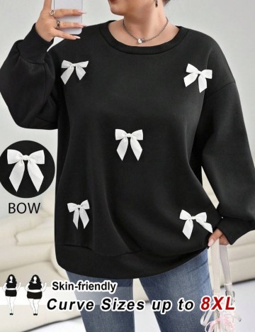 Bluză Shein Curve+, negru