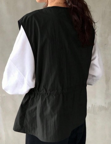Vestă Shein FRIFUL, negru