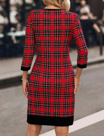 Rochie mini Shein Emery Rose, mix culori