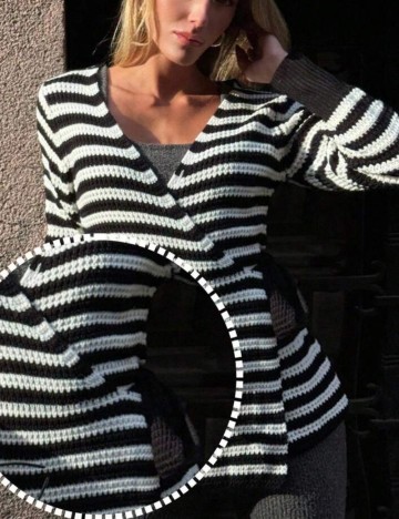 Cardigan Shein, mix culori