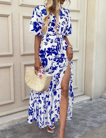 Rochie maxi Shein Emery Rose, mix culori