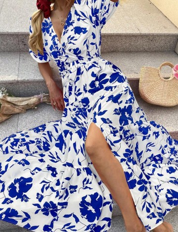 Rochie maxi Shein Emery Rose, mix culori