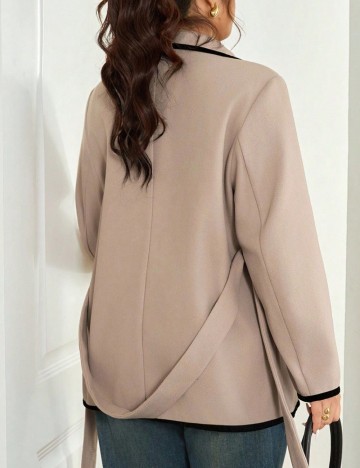 Palton Shein Curve+, bej