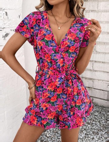 Salopetă scurtă Shein, mix culori