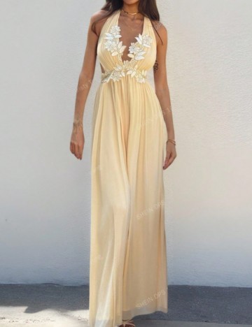 Rochie maxi Shein, galben