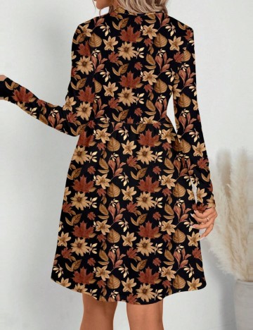 Rochie midi Shein, mix culori