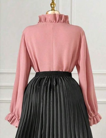 Cămașă Shein Curve+, roz