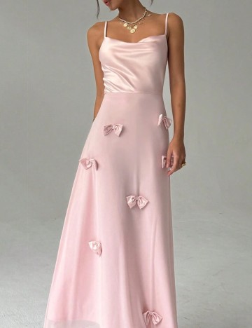 Rochie maxi Shein, roz