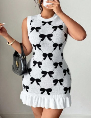 Rochie mini Shein Curve+, mix culori