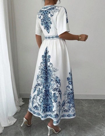 Rochie maxi Shein, mix culori