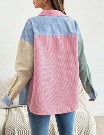 Cămașă raiat Shein, mix culori