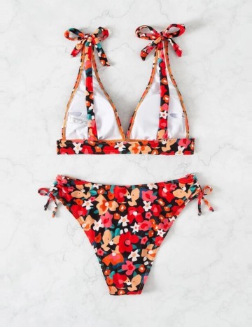 Costum de baie Shein, mix culori