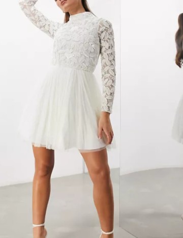 Rochie de ocazie și bridal ASOS, alb