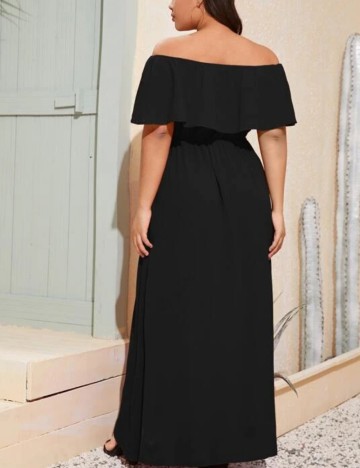 Rochie maxi Shein Curve+, negru