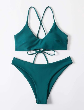 Costum de baie Shein, turcoaz
