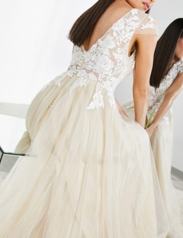 Rochie de ocazie și bridal ASOS, bej