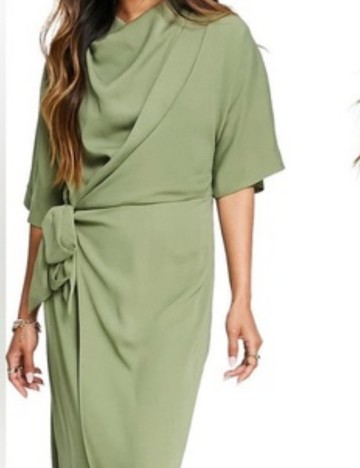 Rochie maxi ASOS, kaki