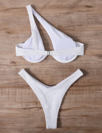 Costum de baie Shein, alb