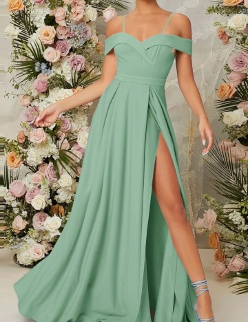 Rochie maxi Shein, verde