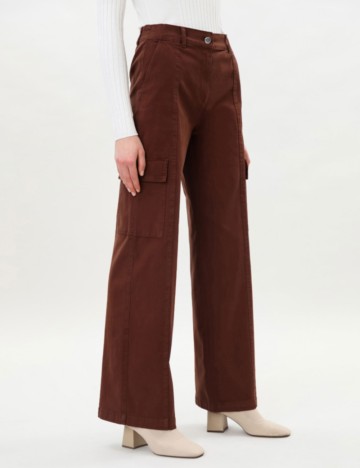 Pantaloni Casual Lefties, maro