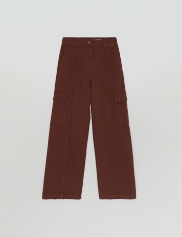 Pantaloni Casual Lefties, maro