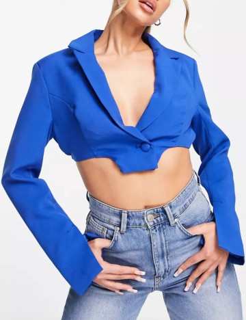 Sacou scurt Missguided, albastru