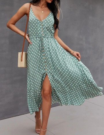 Rochie midi Shein, verde