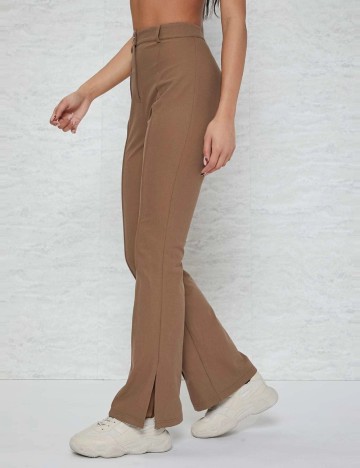 Pantaloni Office Shein, maro
