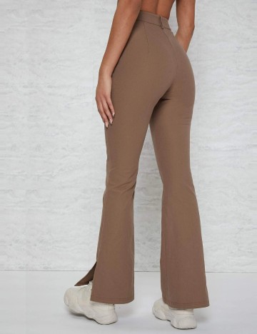 Pantaloni Office Shein, maro